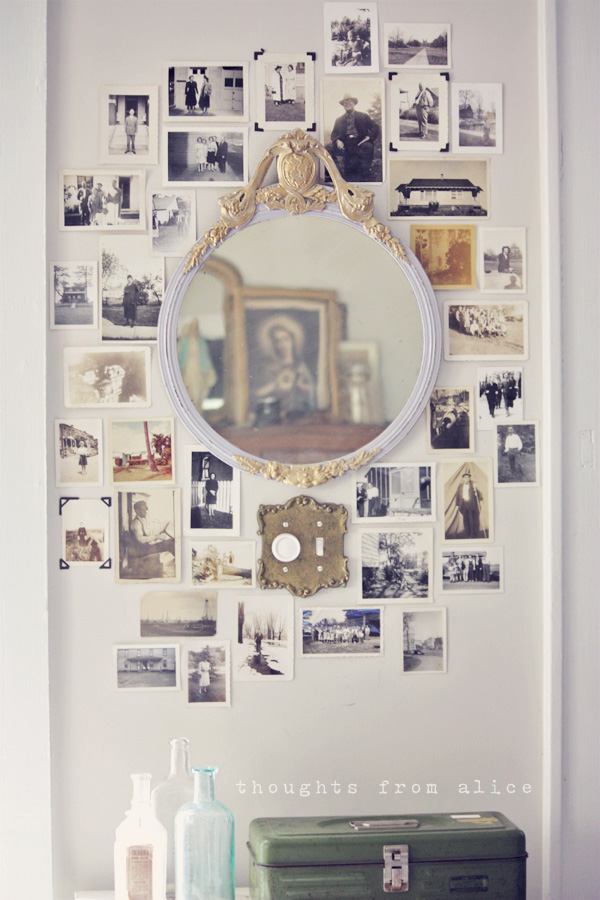  vintage photo wall collage